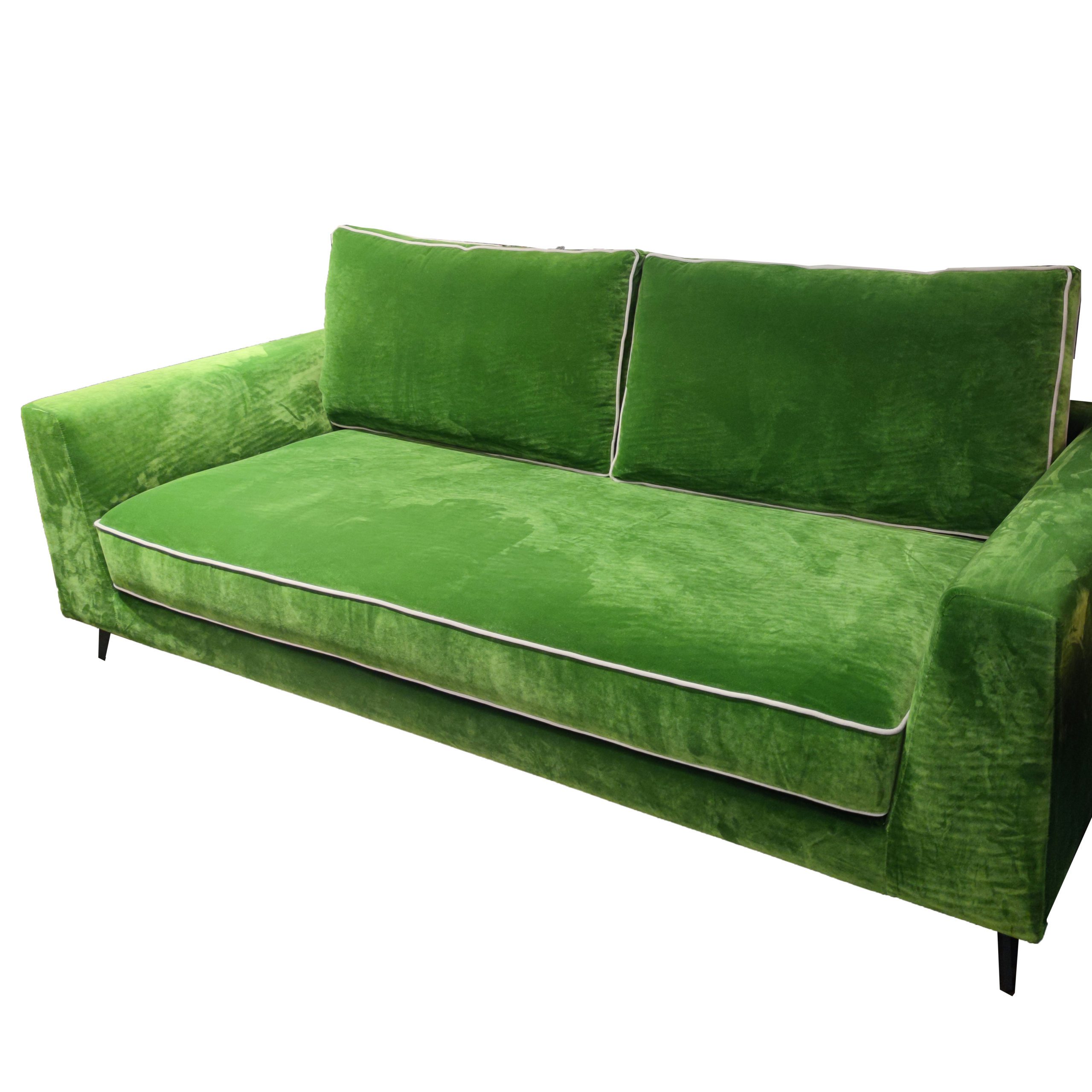 Sofá terciopelo verde - Furniture and decoration store - Deu i Deu